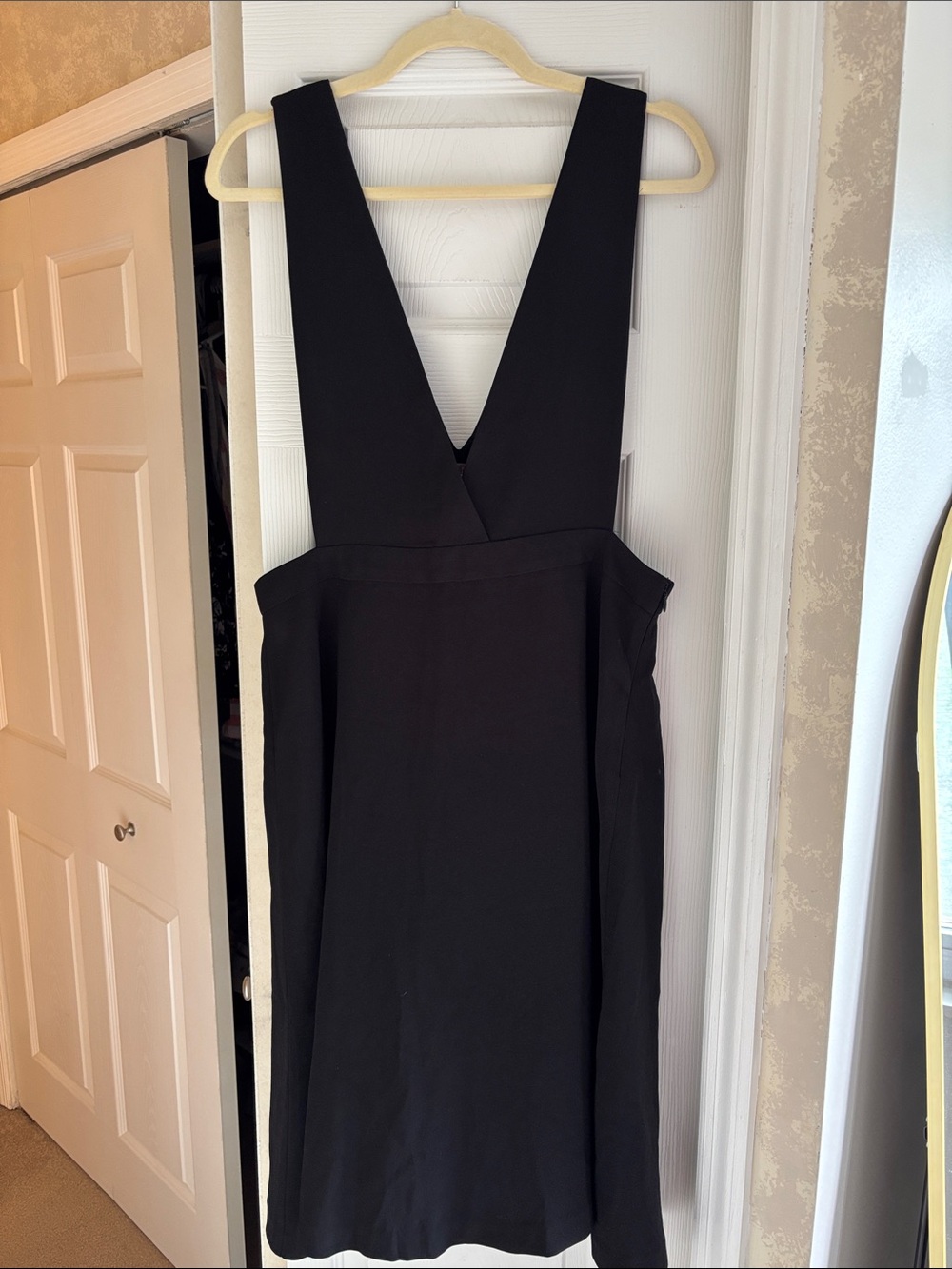 Black Forever 21 Contemporary Pinafore Dress